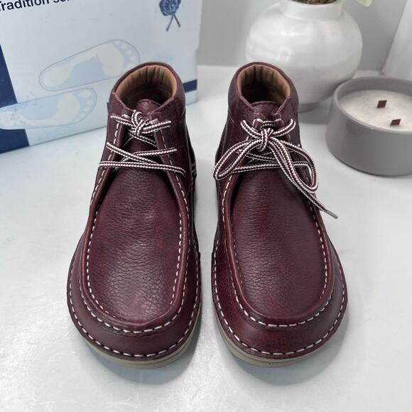 Birkenstock Pasadena High Leather Chukka Boot NL-Chestnut Unisex L6/M4 EU 37 NWB - Picture 5 of 10